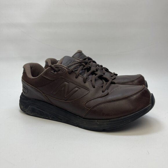 New Balance 928V3 Comfort Walking Shoes Mens 14 EE Wide Brown Leather RollBar - Picture 1 of 15